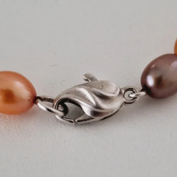 Honora Pearl Necklace in Warm Tones - Picture 4 of 5